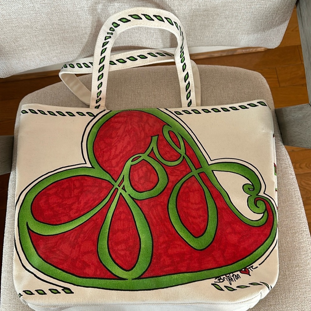 Brighton canvas tote bag.